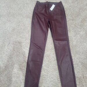 White House Black Market coated jeans - Plum - size 2R